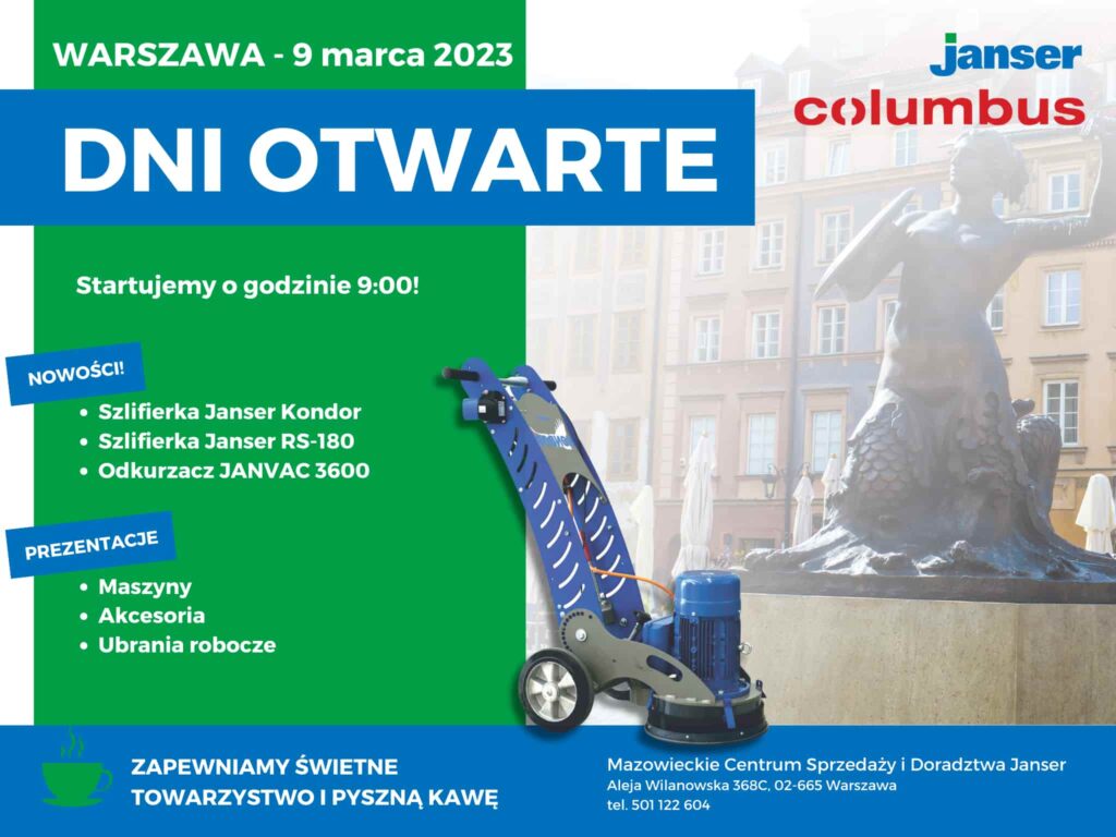 Dni otwarte JANSER Mazowsze 9.03.2023 r.