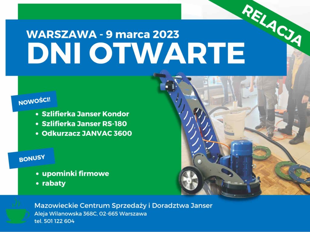 Relacja z dni otwartych JANSER MAZOWSZE – 9 marca 2023
